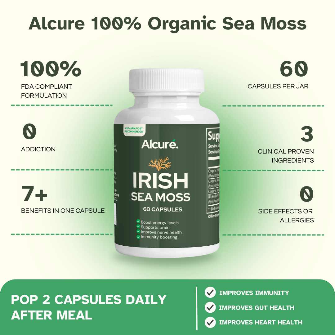 100% Organic Irish Seamoss